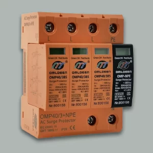 OMP-APM40/4, T2级40KA(8/20μs)电源防雷器,二级电源浪涌保护器,用于分配电柜、机房配电箱、机柜、室外设备箱的浪涌过电压保护 OMP-APM40/4, T2级40KA(8/20μs)电源防雷器,二级电源浪涌保护器,用于分配电柜、机房配电箱、机柜、室外设备箱的浪涌过电压保护