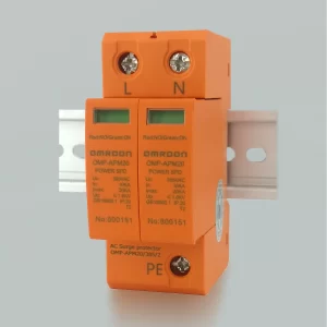 20KA 三级电源防雷器（2P三级浪涌保护器）OMP-APM20/275（320/385/420）/2