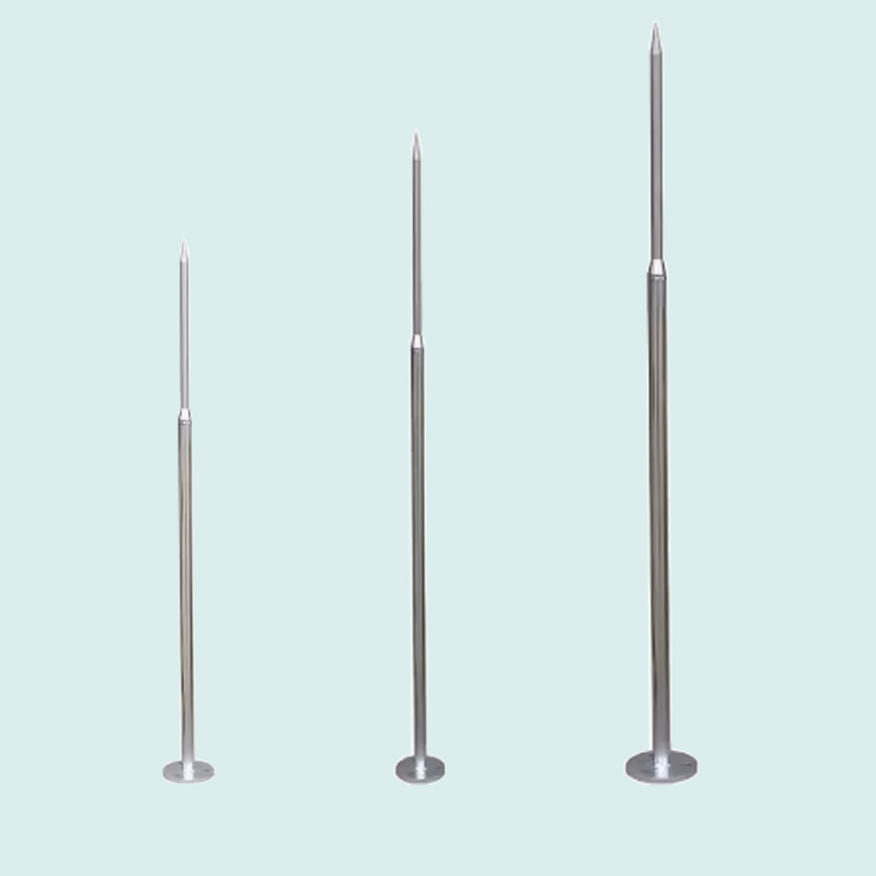 OML-SR,直杆型优化不锈钢避雷针,户外屋顶接闪杆